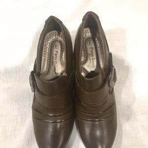 Booties brown leather